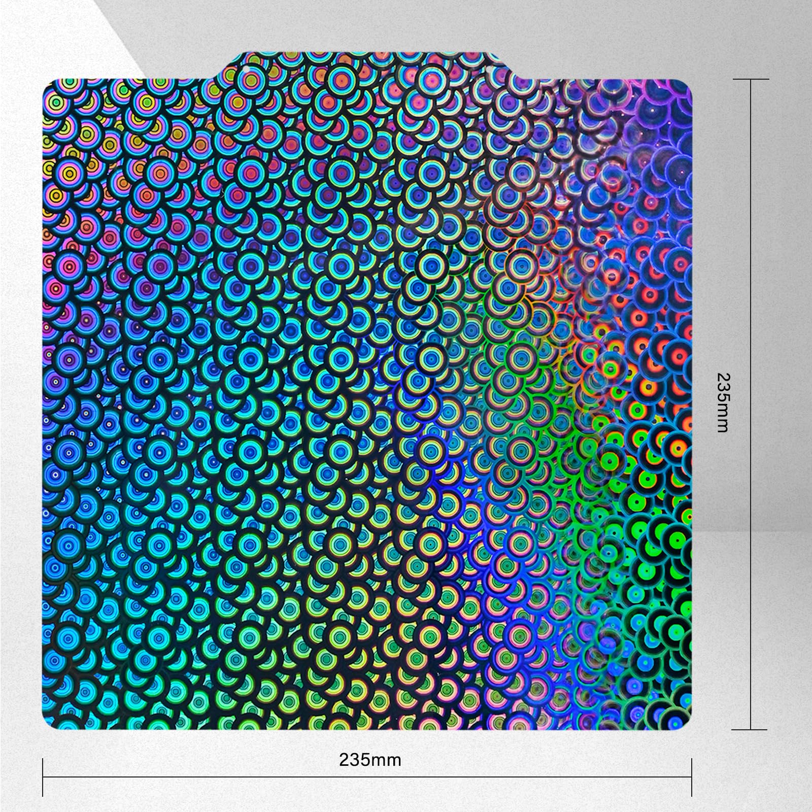 Ajoyib 3D Printer Build Plate Adhesive Pei And Colorful Pey Print Bed Compatible With Ender 3 Series Ender 5 Pro